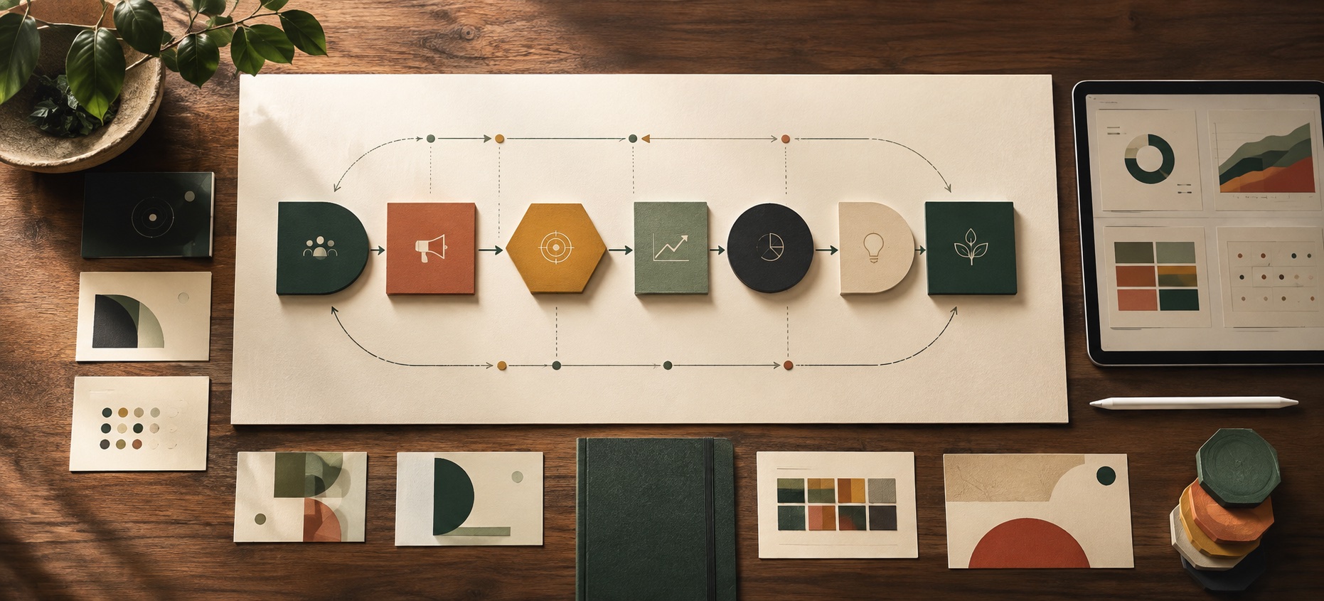A connected growth system linking audience, activation, measurement, learning, and reinvestment